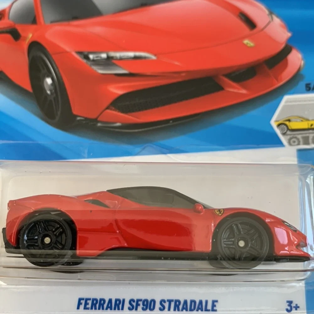 Ferrari SF90 Stradale Hot Wheels Diecast Red Car New License 2025 Hotwheels